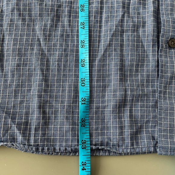 [XXL]Banana Republic Blue Check TAILORED SLIM COTTON-CASHMERE DRESS SHIRT - Picture 6 of 8